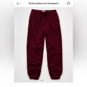 American Eagle Outfitters Kids Maroon Joggers